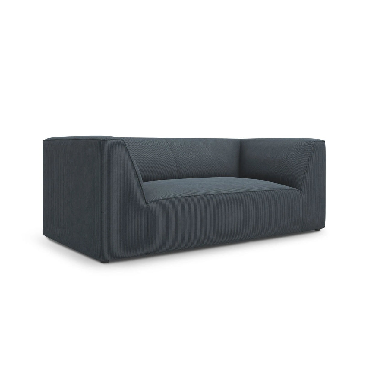 Ruby 2-Sitzer Sofa mit Bezug in Cord (ScaOce) in Blau, 174x93 cm – Bild 4