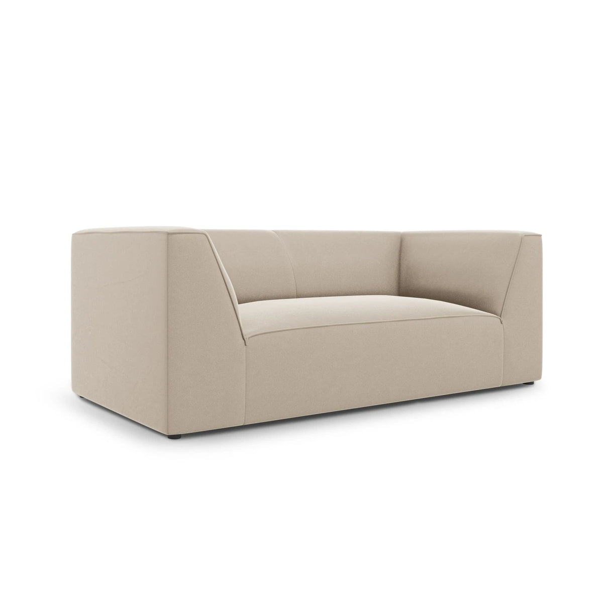 Ruby 2-Sitzer Sofa mit Bezug in Samt (Sal1) in Beige, 174x93 cm – Bild 3