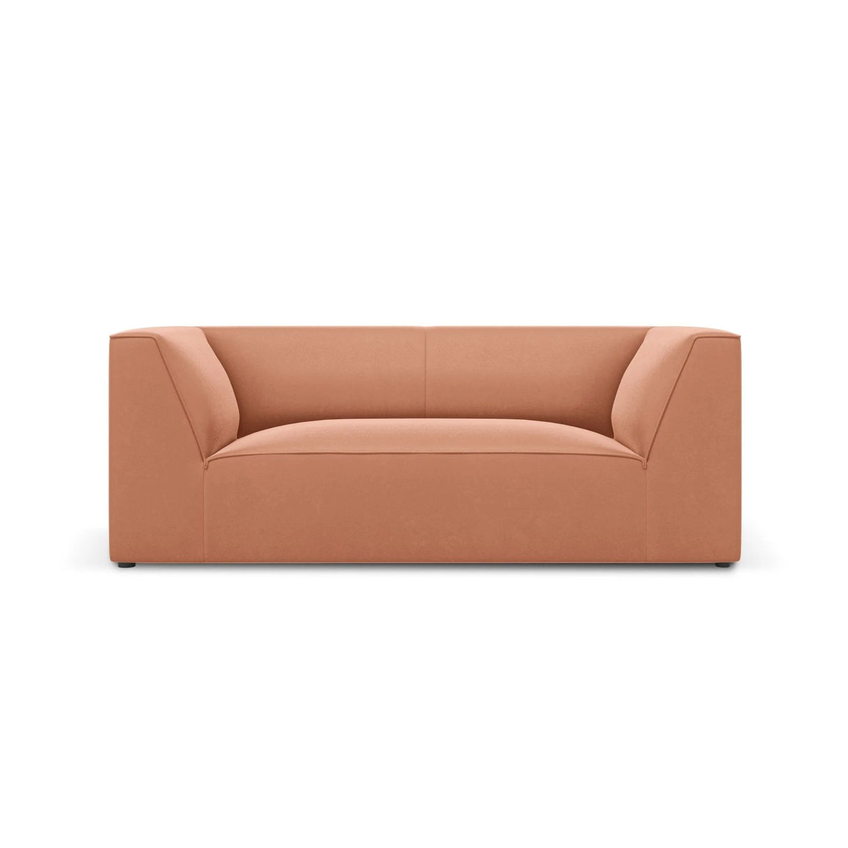 Ruby 2-Sitzer Sofa mit Bezug in Samt (Sal11) in Rosa, 174x93 cm – Bild 1