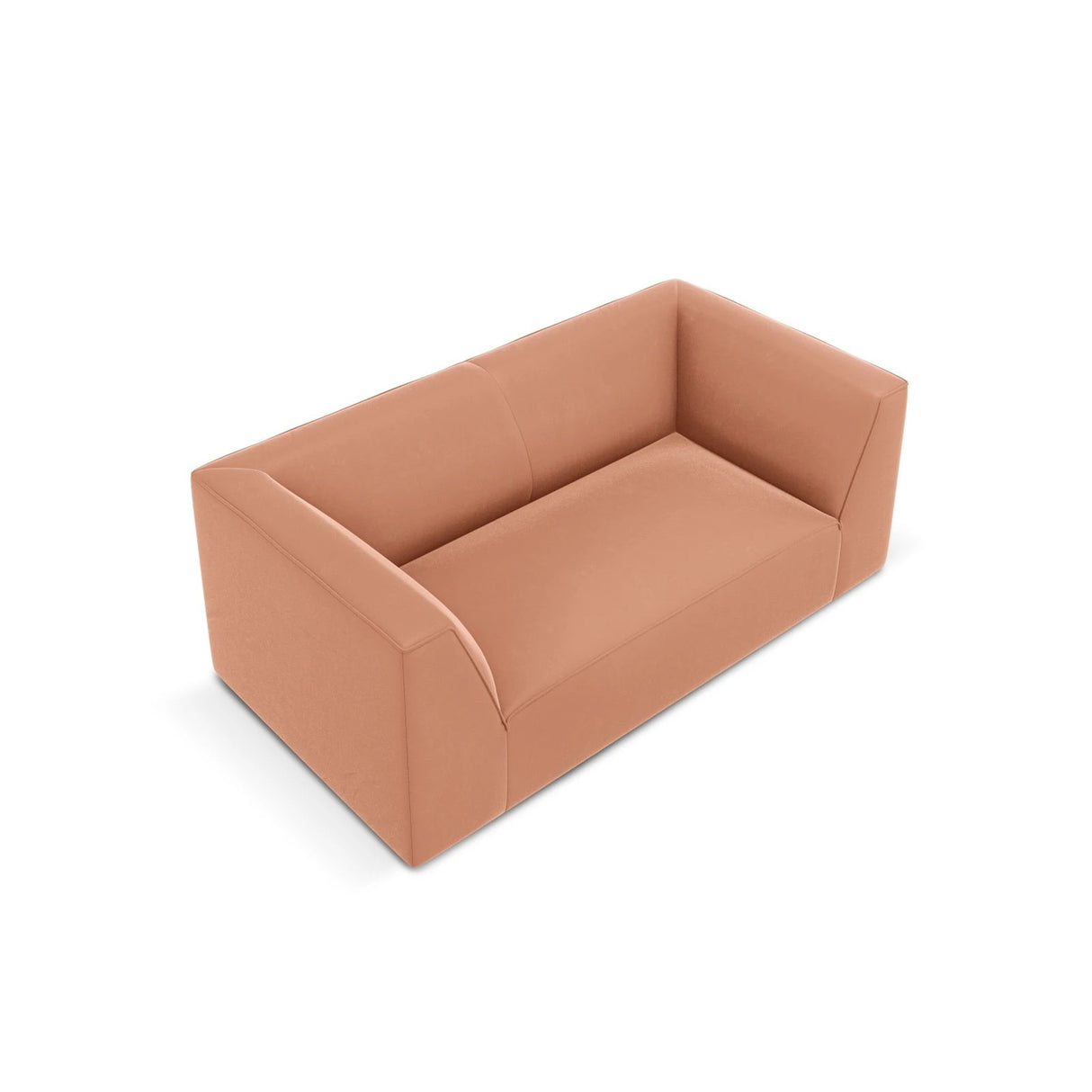 Ruby 2-Sitzer Sofa mit Bezug in Samt (Sal11) in Rosa, 174x93 cm – Bild 4