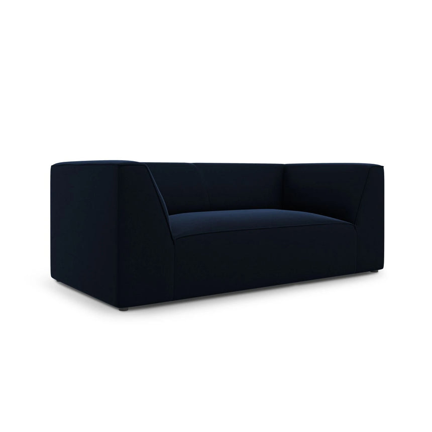 Ruby 2-Sitzer Sofa mit Bezug in Samt (Sal5) in Königsblau, 174x93 cm – Bild 3