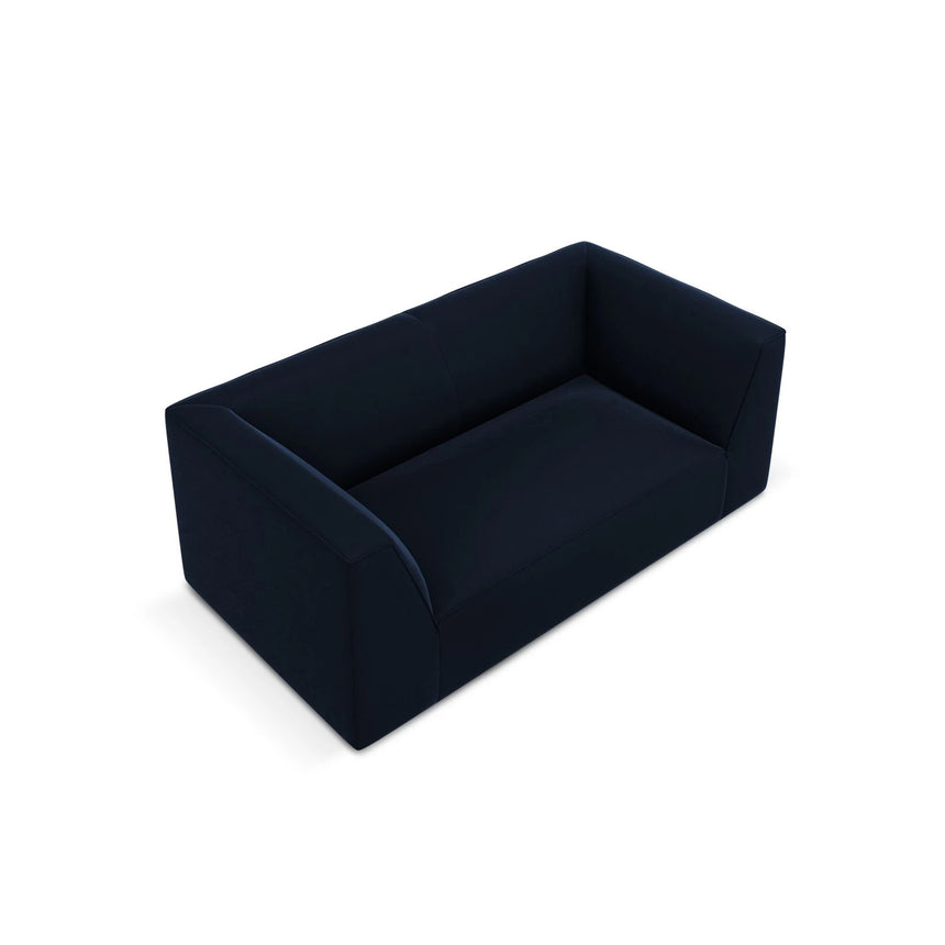 Ruby 2-Sitzer Sofa mit Bezug in Samt (Sal5) in Königsblau, 174x93 cm – Bild 4