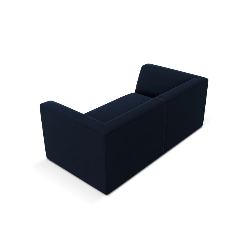 Ruby 2-Sitzer Sofa mit Bezug in Samt (Sal5) in Königsblau, 174x93 cm – Bild 5