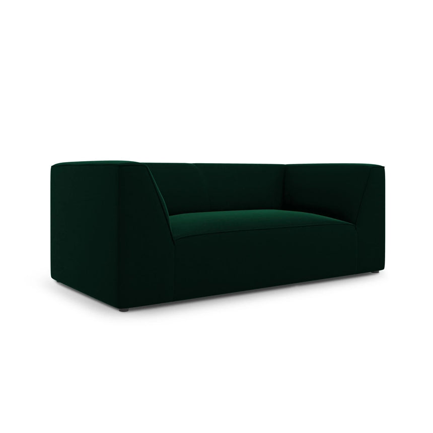 Ruby 2-Sitzer Sofa mit Bezug in Samt (Sal7) in Flaschengrün, 174x93 cm – Bild 3