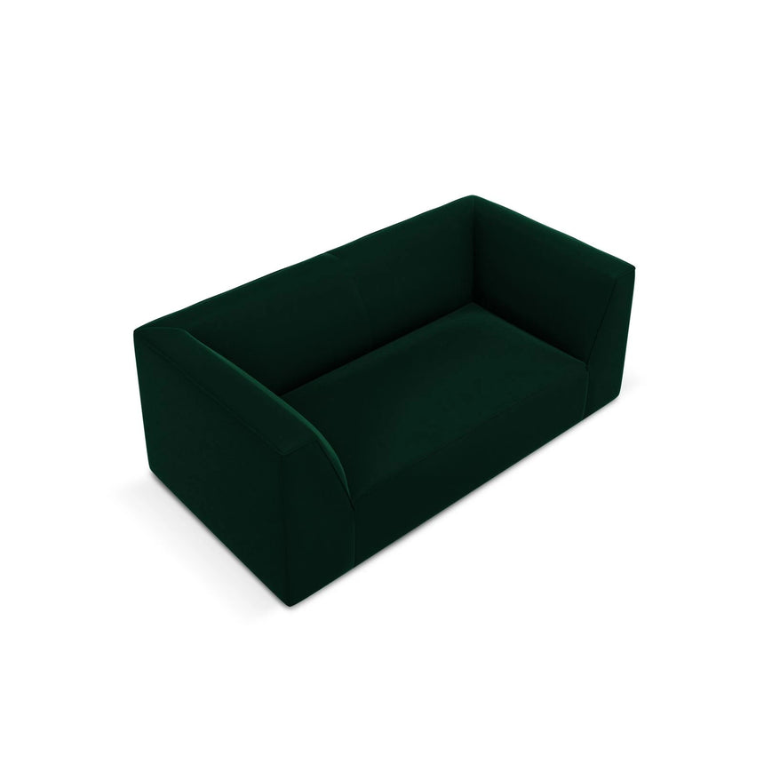 Ruby 2-Sitzer Sofa mit Bezug in Samt (Sal7) in Flaschengrün, 174x93 cm – Bild 4