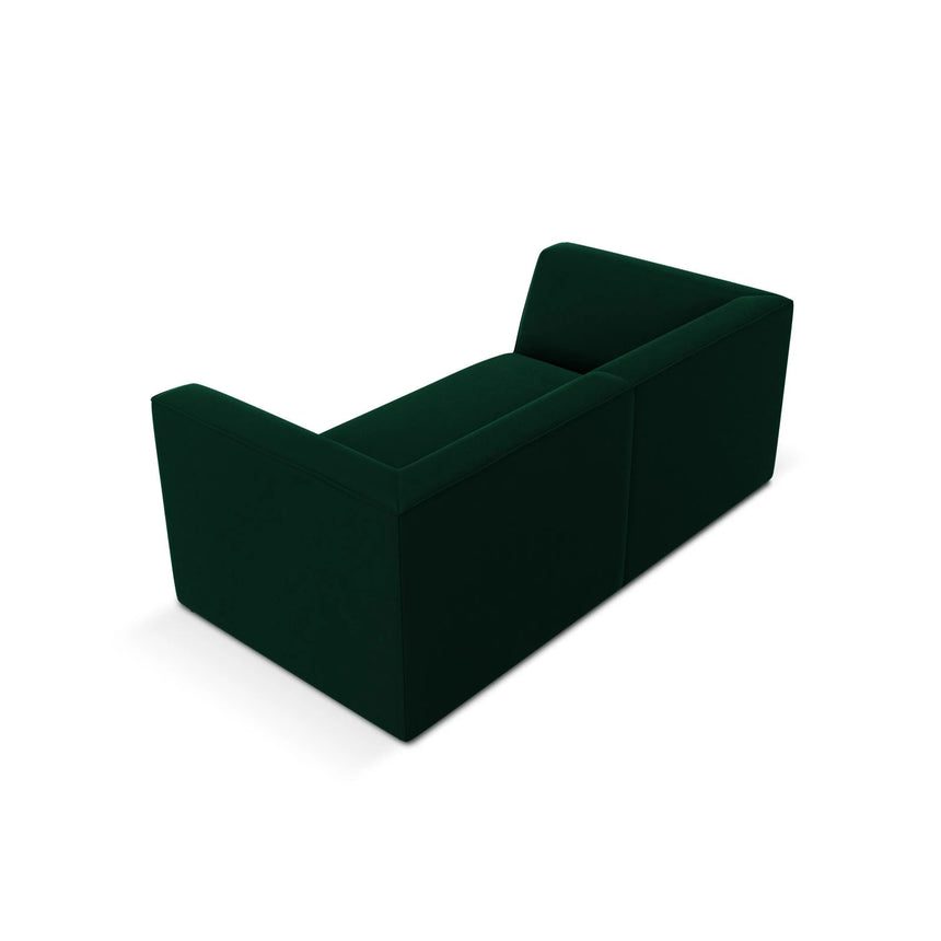 Ruby 2-Sitzer Sofa mit Bezug in Samt (Sal7) in Flaschengrün, 174x93 cm – Bild 5