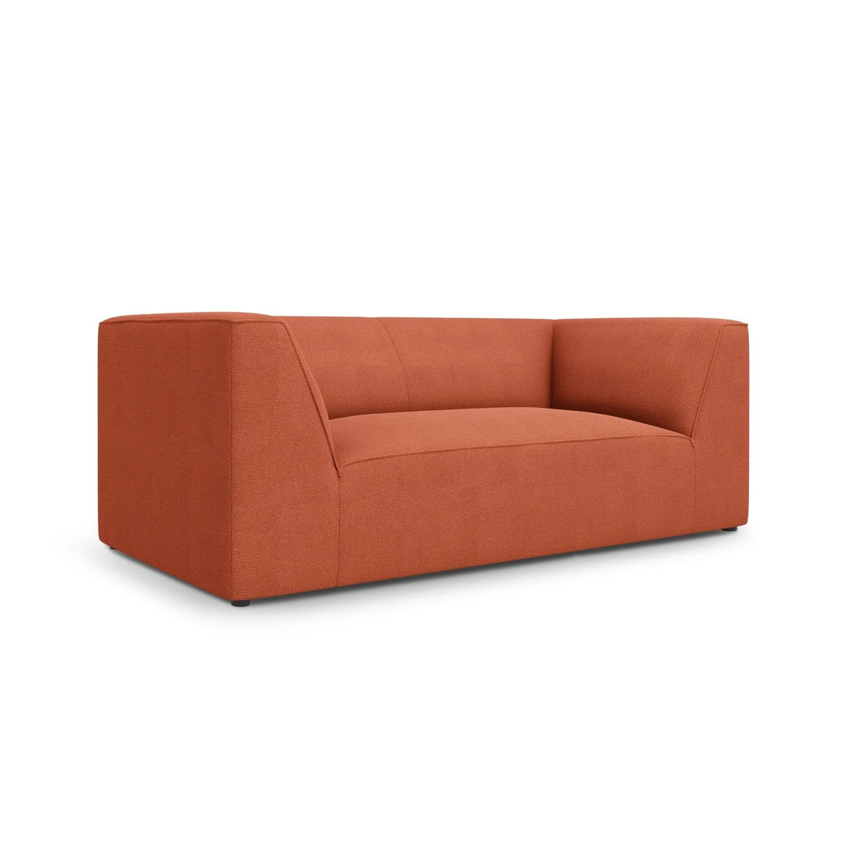 Ruby 2-Sitzer Sofa mit Bezug in Strukturierter Stoff (Ota2) in Coral, 174x93 cm – Bild 2