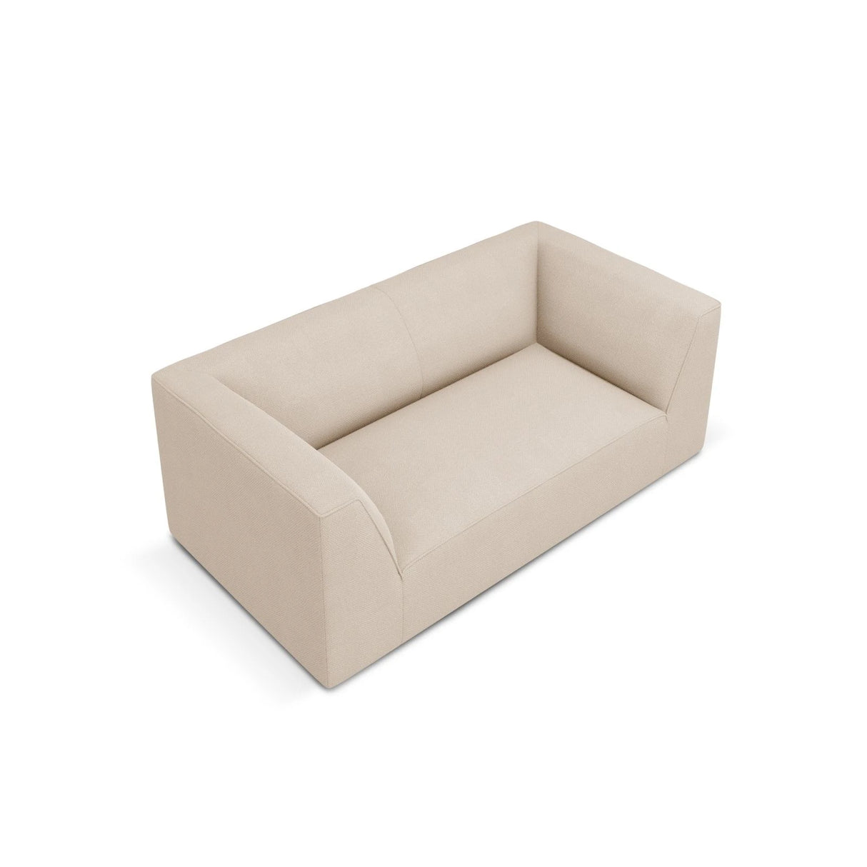 Ruby 2-Sitzer Sofa mit Bezug in Strukturierter Stoff (Ota8) in Beige, 174x93 cm – Bild 4