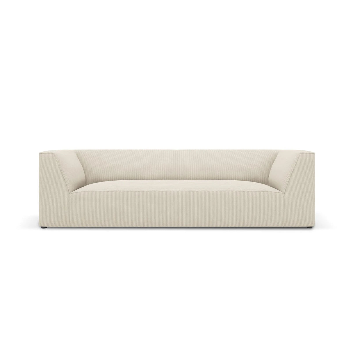 Ruby 3-Sitzer Sofa mit Bezug aus Samt, Cord oder Strukturstoff, 232x93 cm – Bild 1