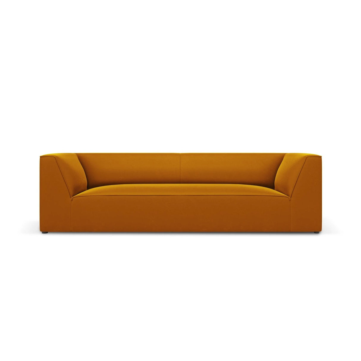 Ruby 3-Sitzer Sofa mit Bezug aus Samt (Sal10) in Gelb, 232x93 cm – Bild 1