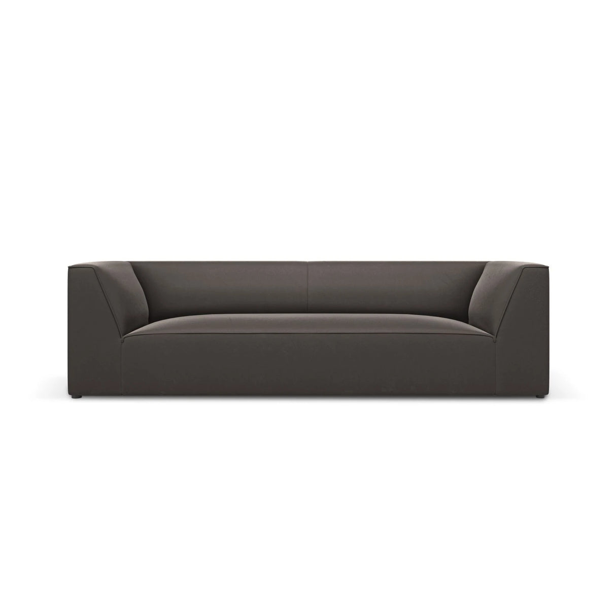 Ruby 3-Sitzer Sofa mit Bezug aus Samt (Sal18) in Dunkelgrau, 232x93 cm – Bild 1