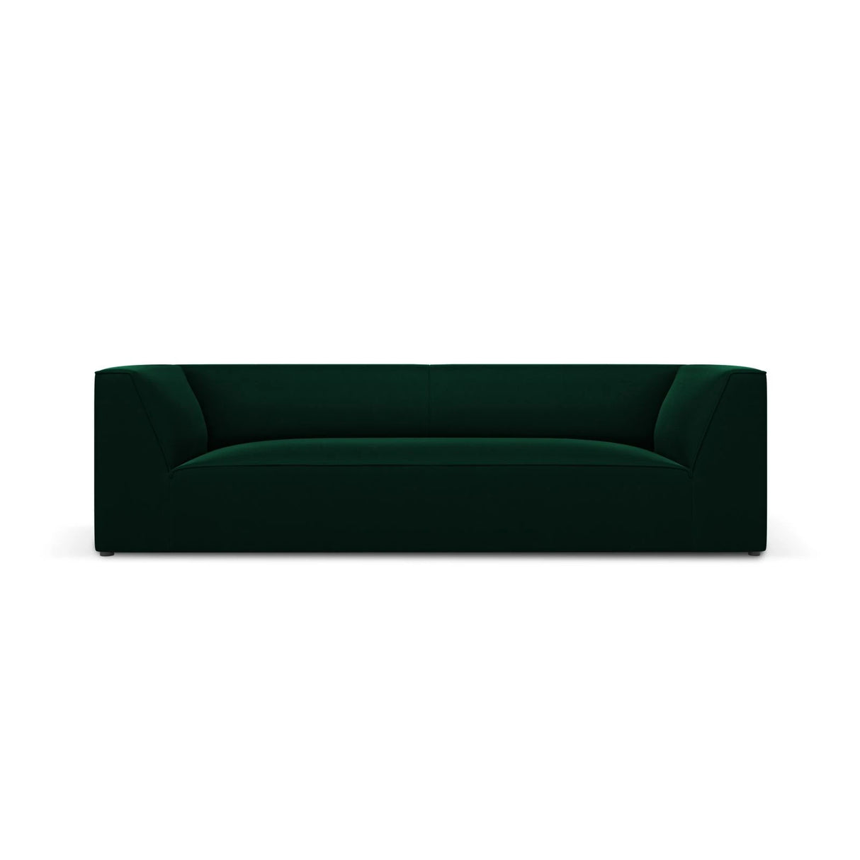 Ruby 3-Sitzer Sofa mit Bezug aus Samt (Sal7) in Flaschengrün, 232x93 cm – Bild 1