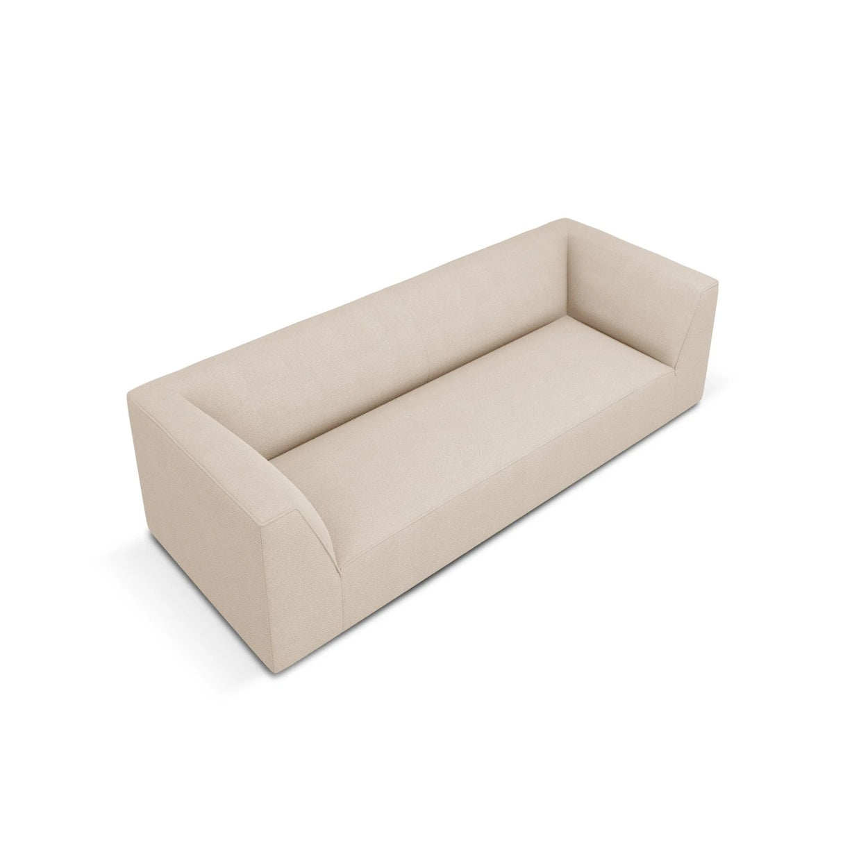 Ruby 3-Sitzer Sofa mit Bezug aus Strukturierter Stoff (Ota8) in Beige, 232x93 cm – Bild 4
