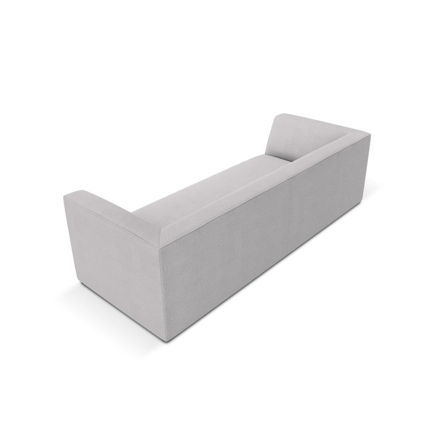 Ruby 3-Sitzer Sofa mit Bezug aus Strukturierter Stoff (Ota9) in Hellgrau, 232x93 cm – Bild 5