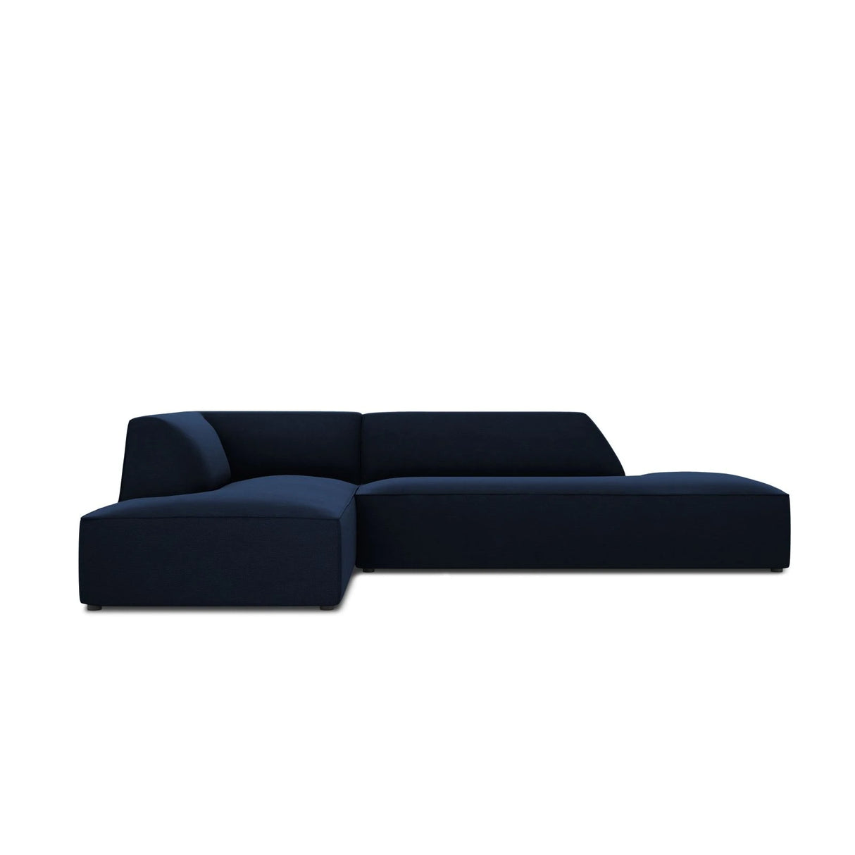 Ruby 4-Sitzer Ecksofa offen, Links, mit Bezug aus Samt (Sal5) in Königsblau, 273x180 cm – Bild 1