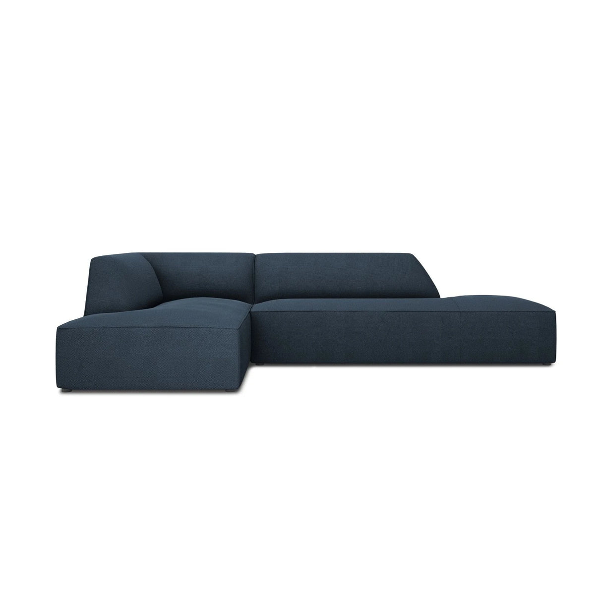 Ruby 4-Sitzer Ecksofa offen, Links, mit Bezug aus Strukturierter Stoff (Ota18) in Marineblau, 273x180 cm – Bild 1