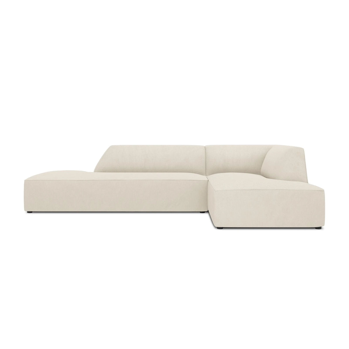 Ruby 4-Sitzer Ecksofa offen, Rechts, mit Bezug aus Samt, Cord oder Strukturstoff, 273x180 cm – Bild 1