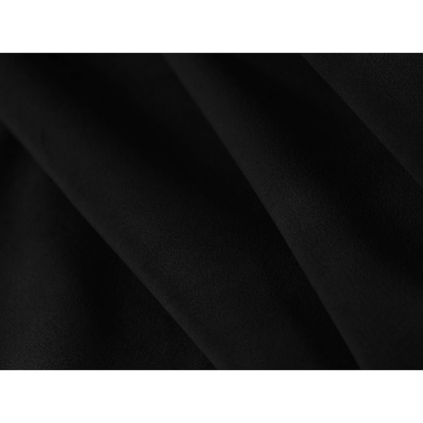 Ruby 4-Sitzer Ecksofa offen, Rechts, mit Bezug aus Samt (Sal19) in Schwarz, 273x180 cm – Bild 4