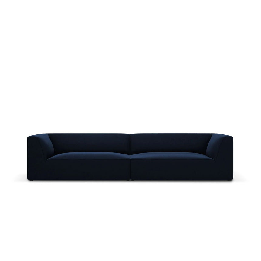 Ruby 4-Sitzer Sofa mit Bezug aus Samt (Sal5) in Königsblau, 302x93 cm – Bild 1