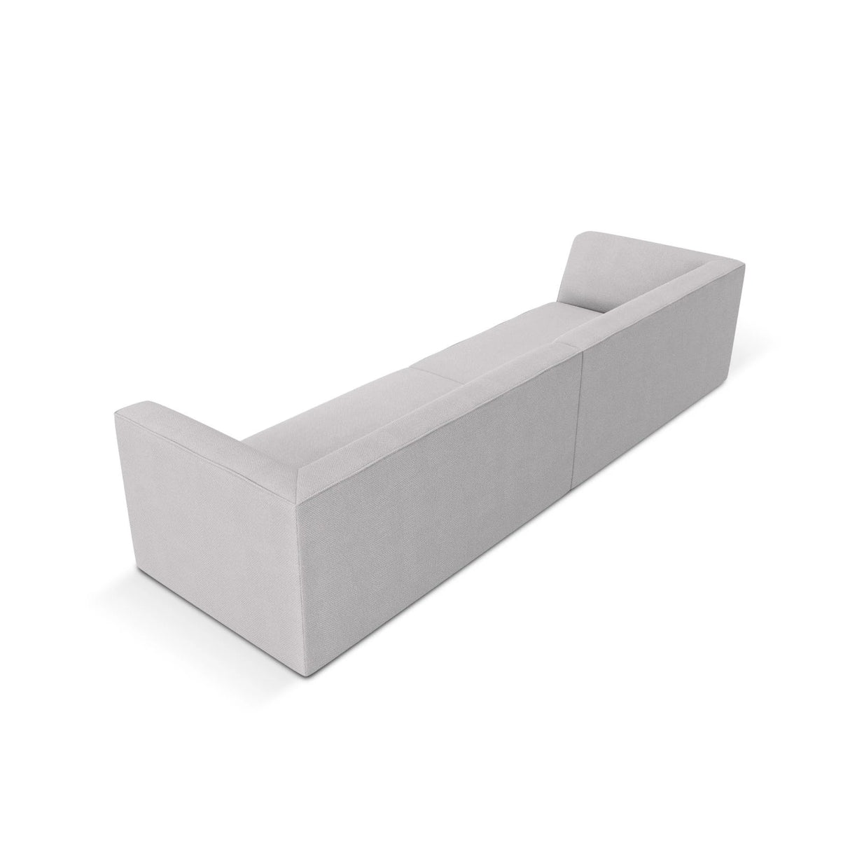 Ruby 4-Sitzer Sofa mit Bezug aus Strukturierter Stoff (Ota9) in Hellgrau, 302x93 cm – Bild 5