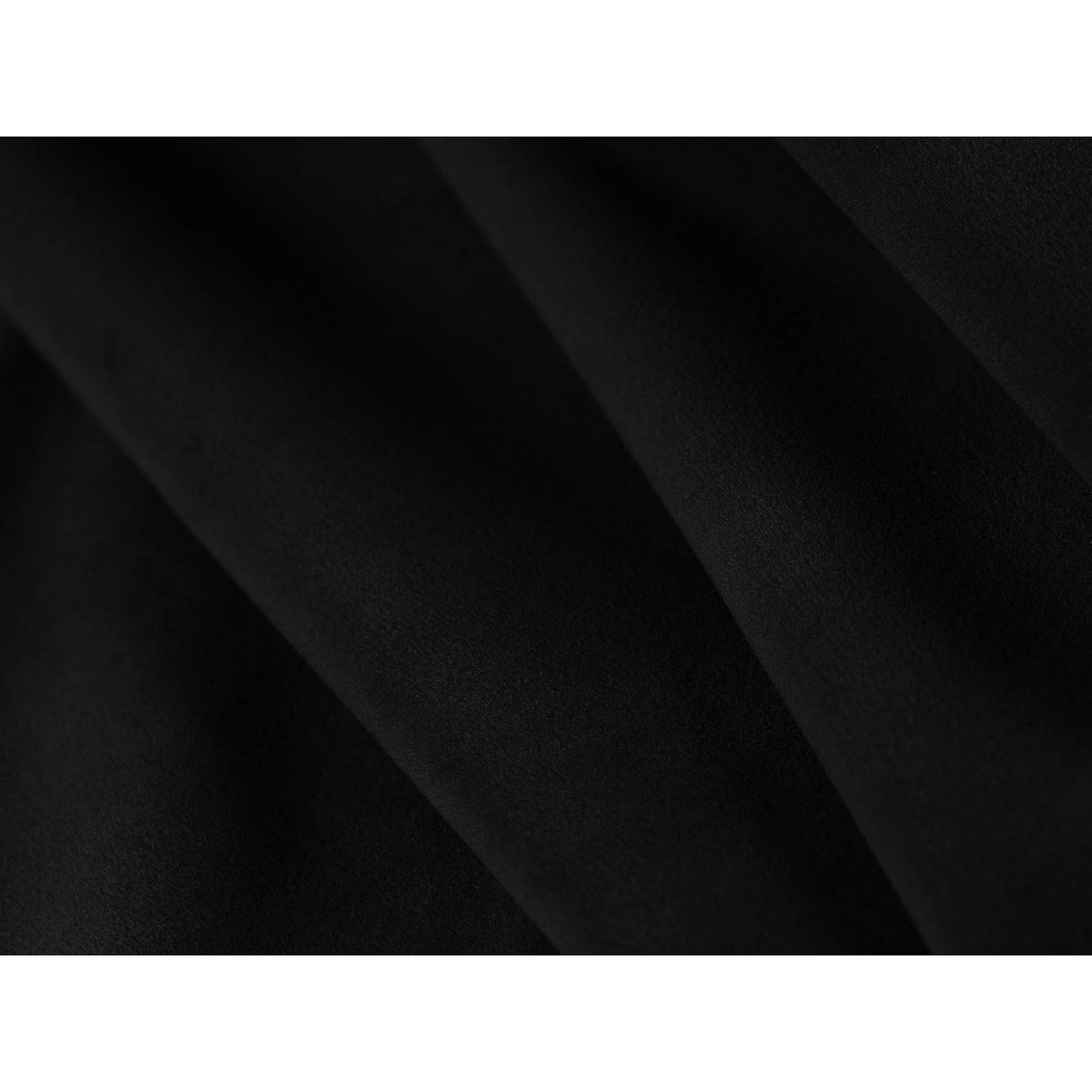 Ruby 5-Sitzer Ecksofa Rechts, mit Bezug aus Samt (Sal19) in Schwarz, 366x180 cm – Bild 4