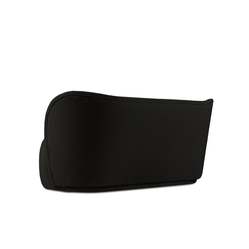 Saamit 3-Sitzer Sofa mit Bezug aus Boucle (ASCBLACK) in Schwarz, 178x72 cm – Bild 9