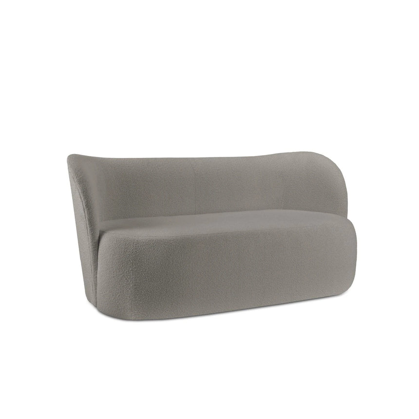 Saamit 3-Sitzer Sofa mit Bezug aus Boucle (ASCTAUPE) in Grau, 178x72 cm – Bild 6