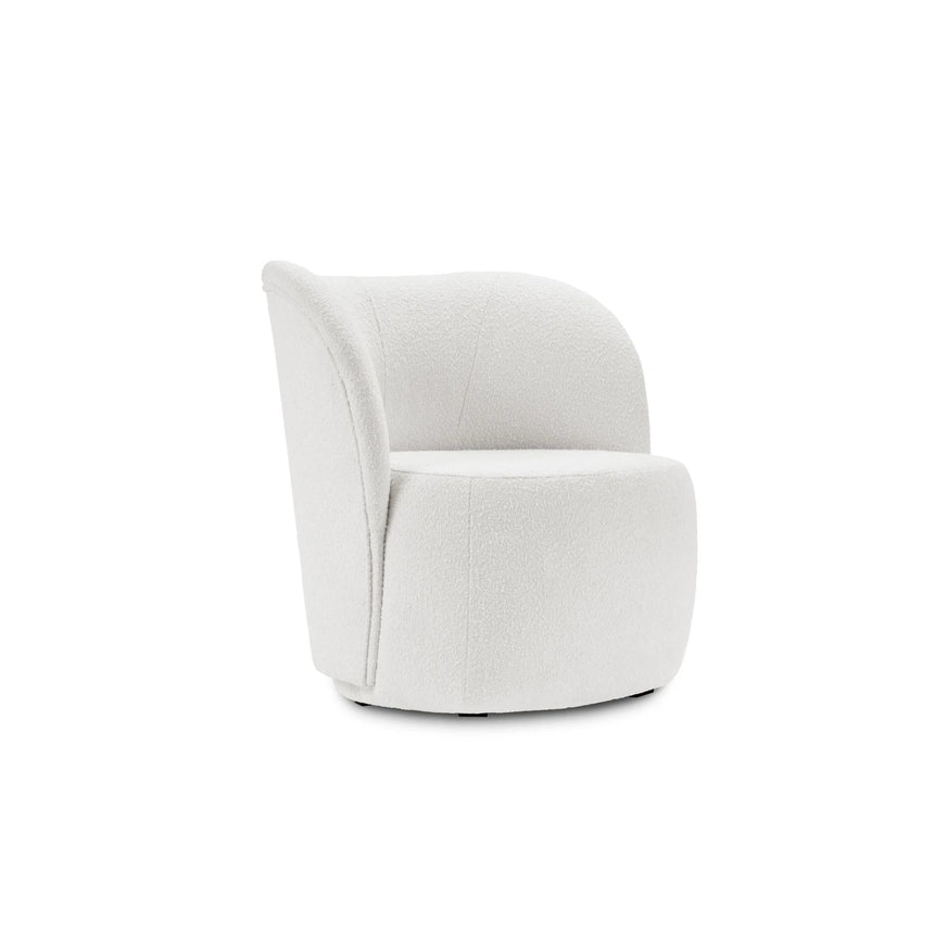 Saamit Sessel mit Bezug aus Boucle, 86x72 cm – Bild 4