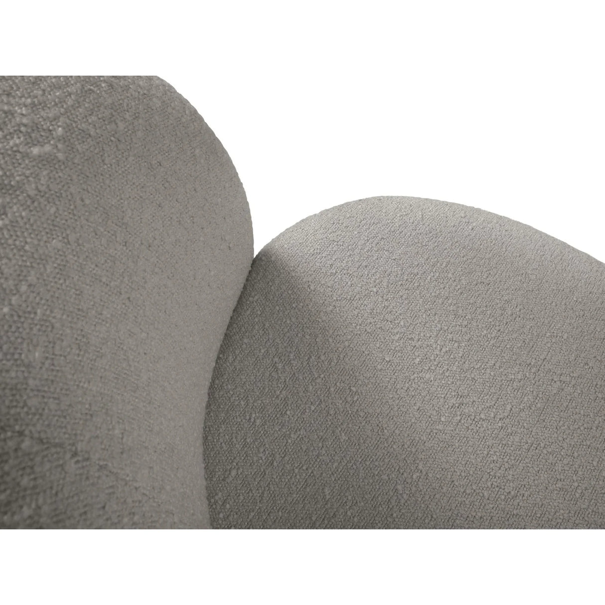 Saamit Sessel mit Bezug aus Boucle (ASCTAUPE) in Grau, 86x72 cm – Bild 9