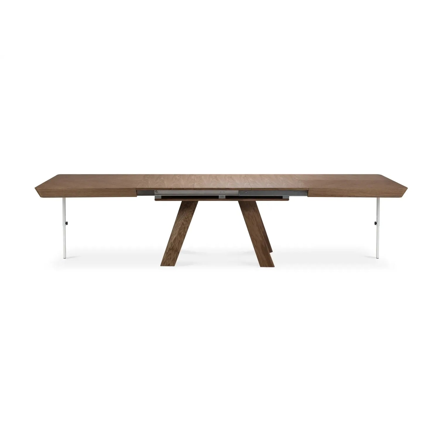Sally ausziehbarer Esstisch aus Eichenfurnier und Eiche, 180-380 cm - ZEN ZONE Furniture