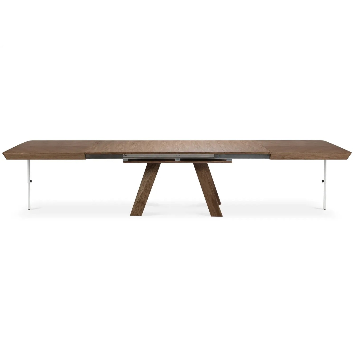 Sally ausziehbarer Esstisch aus Eichenfurnier und Eiche, 180-380 cm - ZEN ZONE Furniture