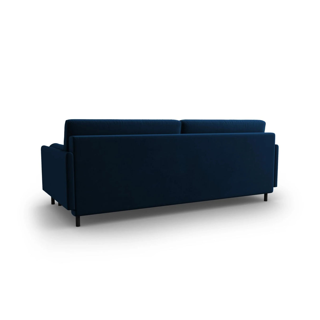 Scott 3-Sitzer Sofa, umwandelbar mit Schlaffunktion, mit Bezug aus Samt (Blu86) in Königsblau, 212x97 cm – Bild 7