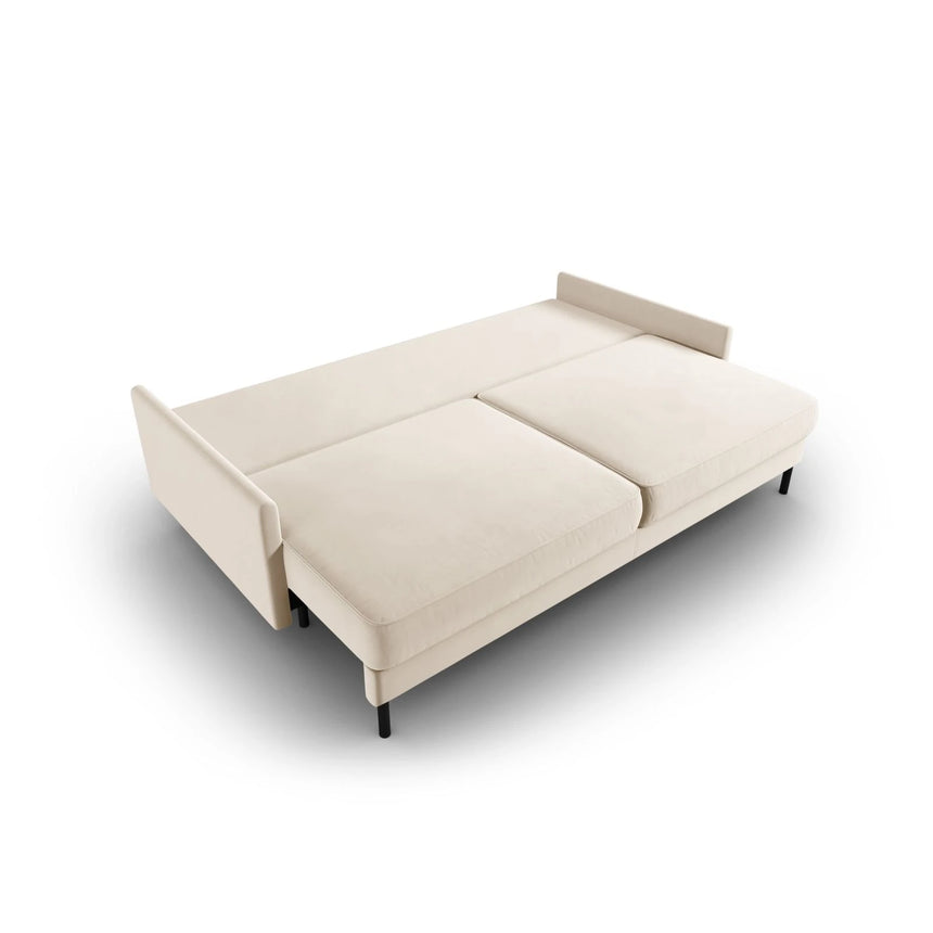 Scott 3-Sitzer Sofa, umwandelbar mit Schlaffunktion, mit Bezug aus Samt oder Strukturstoff, 212x97 cm – Bild 5