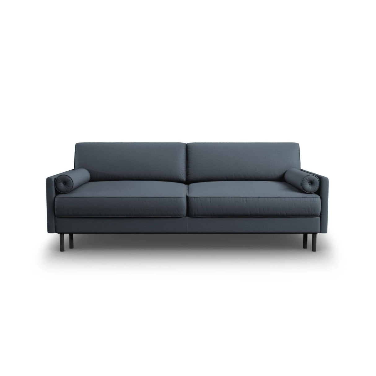 Scott 3-Sitzer Sofa, umwandelbar mit Schlaffunktion, mit Bezug aus Strukturierter Stoff (Meg361) in Blau, 212x97 cm – Bild 1