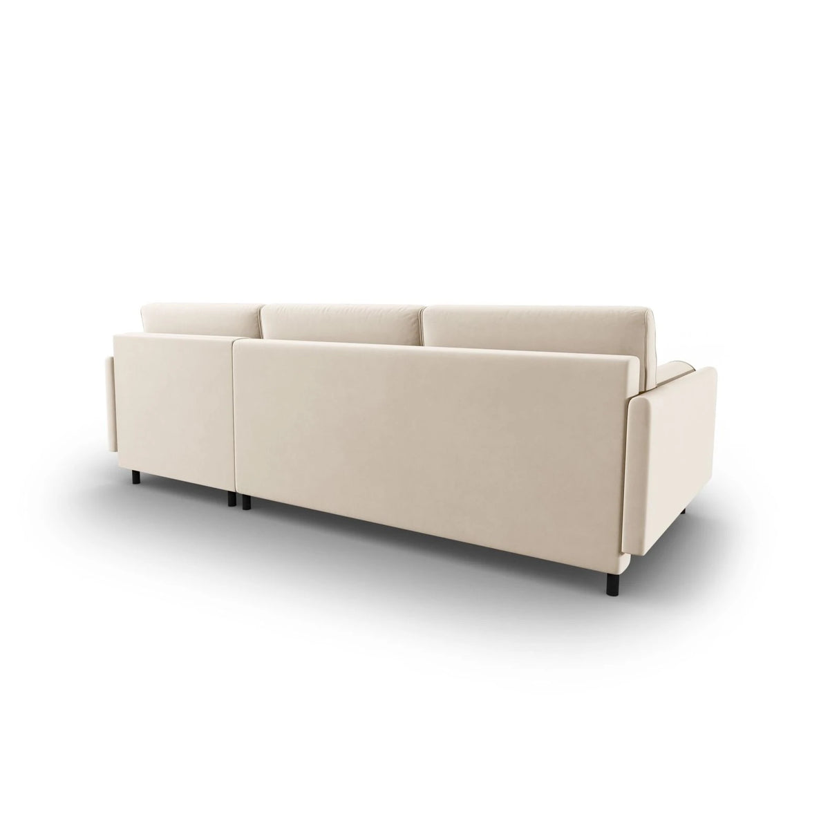 Scott 4-Sitzer Sofa, Rechte Seite, umwandelbar mit Schlaffunktion, mit Bezug aus Samt oder Strukturstoff, 212x142 cm – Bild 8