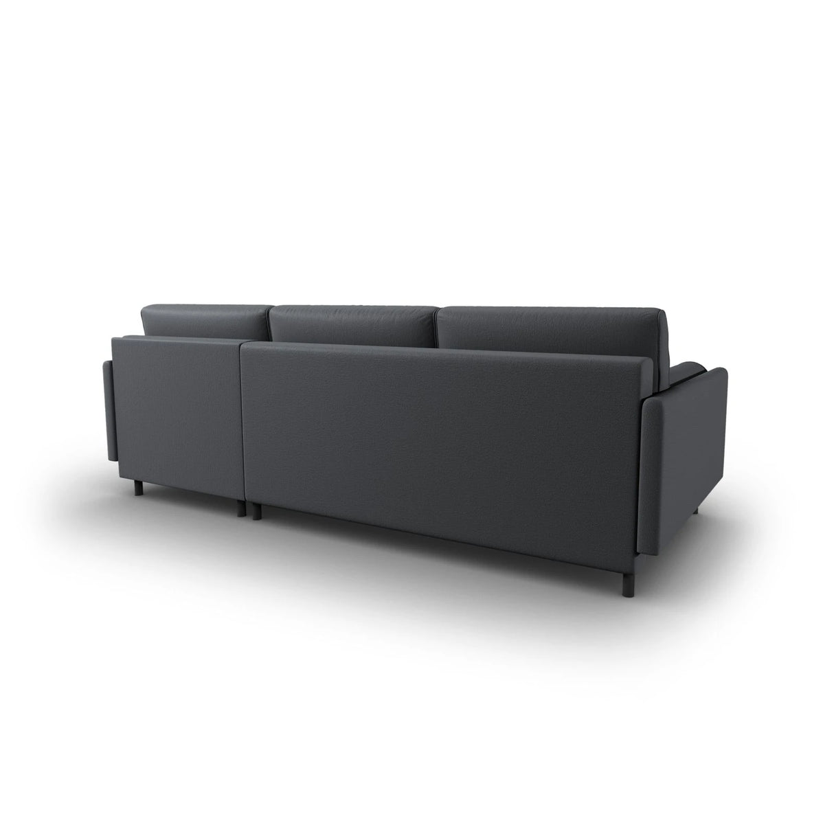 Scott 4-Sitzer Sofa, Rechte Seite, umwandelbar mit Schlaffunktion, mit Bezug aus Strukturierter Stoff (Meg367) in Dunkelgrau, 212x142 cm – Bild 8