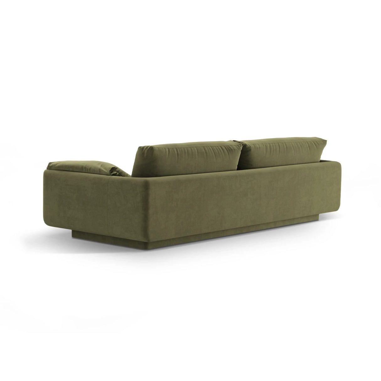 Torino 3-Sitzer Sofa aus Samt (CasFor) in Light Green, 220x103 cm – Bild 4