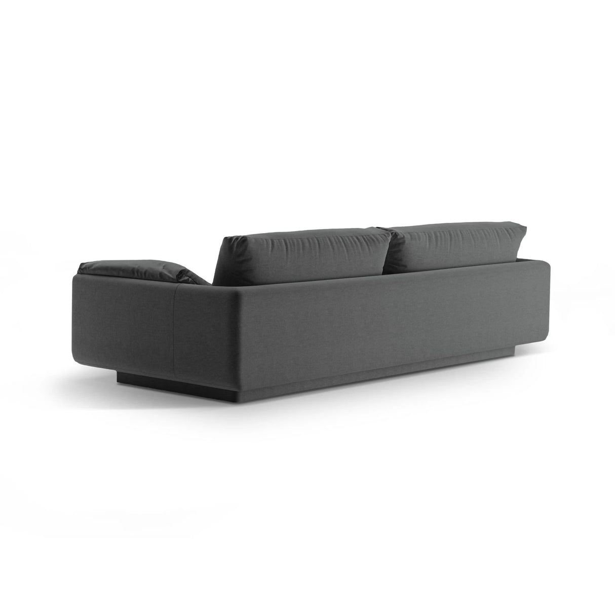 Torino 3-Sitzer Sofa aus Strukturierter Stoff (Win89) in Dunkelgrau, 220x103 cm – Bild 4