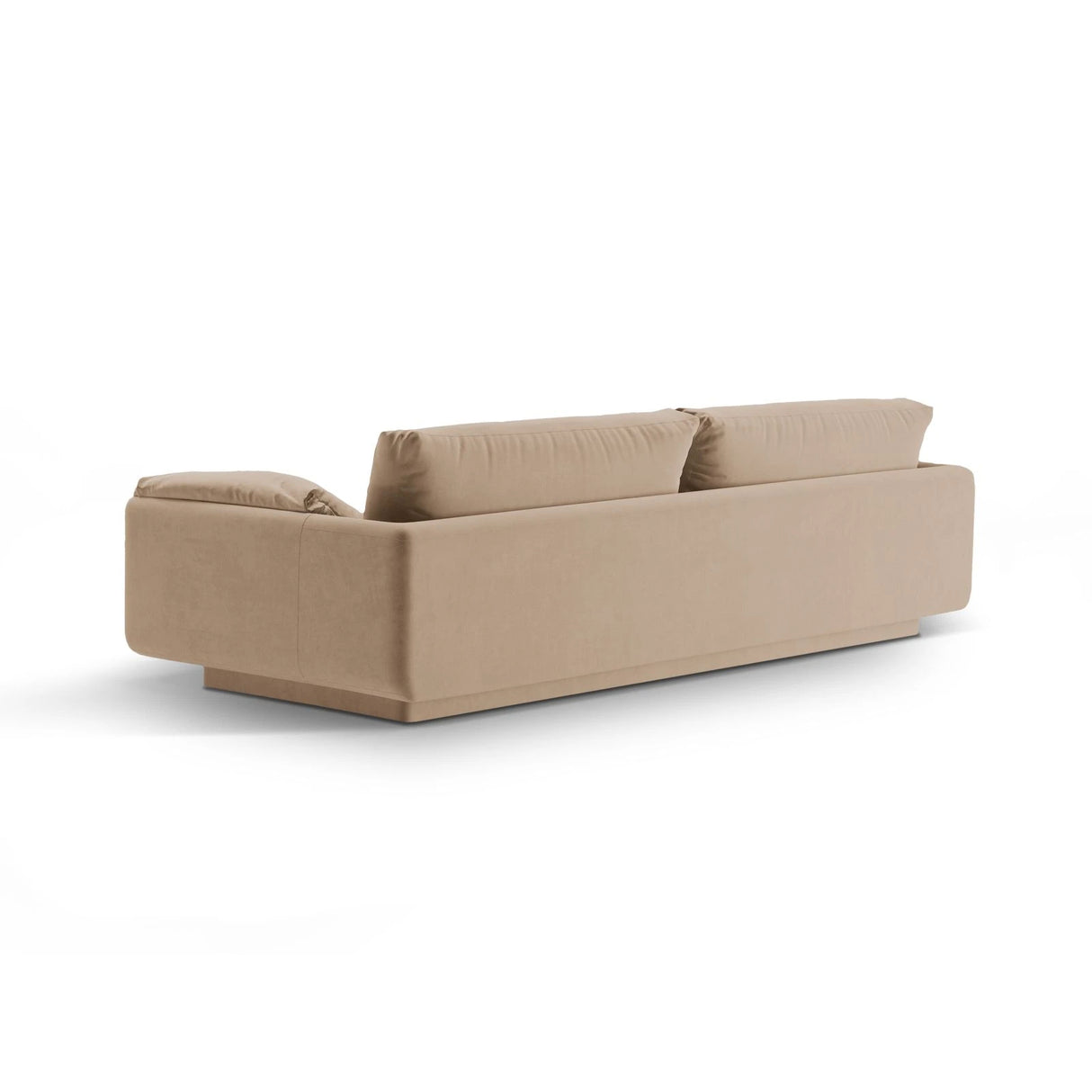 Torino 4-Sitzer Sofa aus Samt (CasLio) in Sand, 250x103 cm – Bild 4