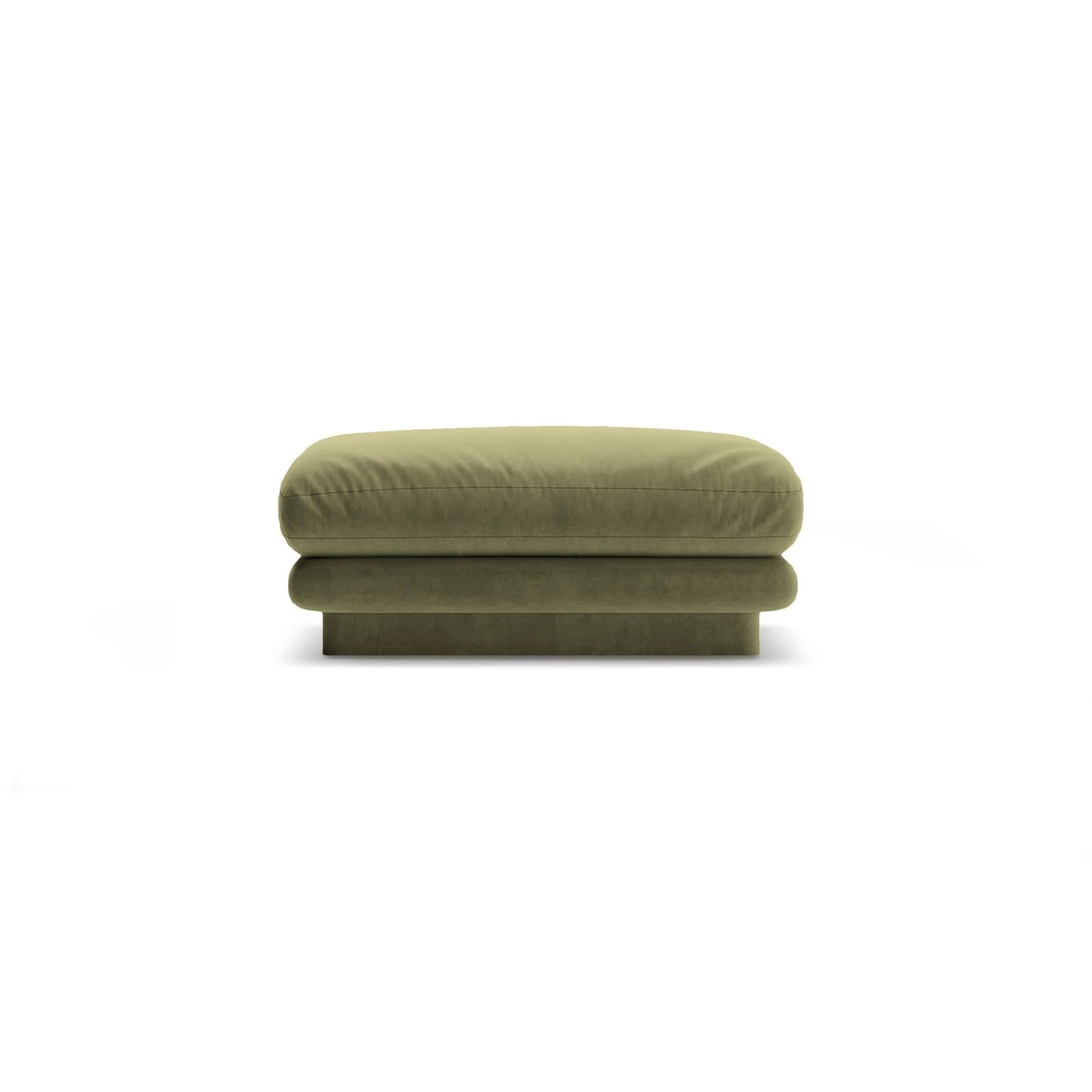 Torino Pouf aus Samt (CasFor) in Light Green, 80x80 cm – Bild 1