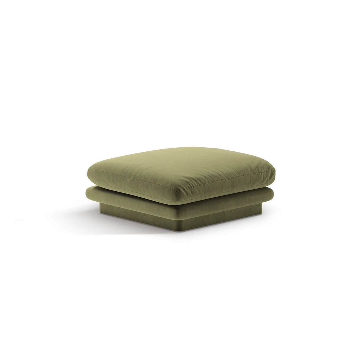 Torino Pouf aus Samt (CasFor) in Light Green, 80x80 cm – Bild 3