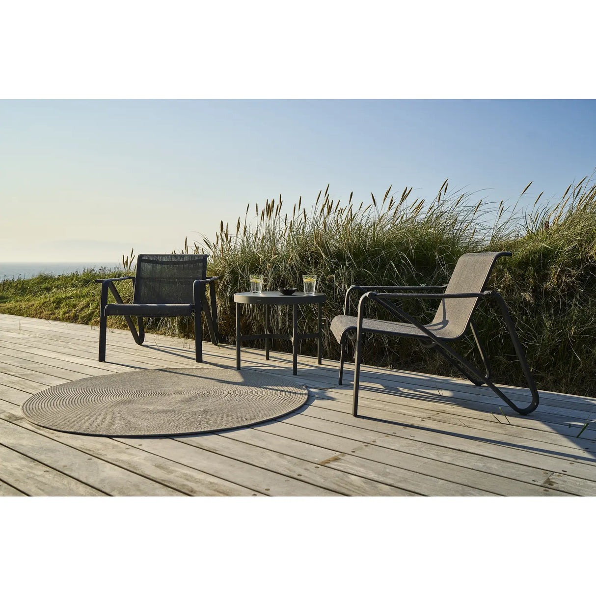 mindo 105 - Loungesessel aus Batyline-Stoff und Aluminium - ZEN ZONE Furniture