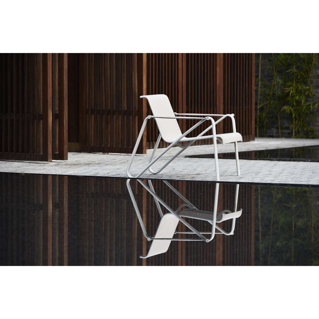 mindo 105 - Loungesessel aus Batyline-Stoff und Aluminium - ZEN ZONE Furniture