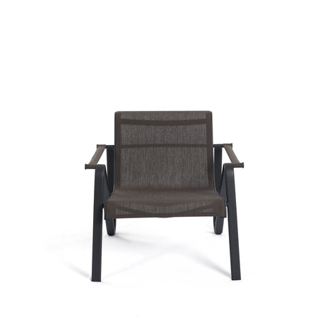 mindo 105 - Loungesessel aus Batyline-Stoff und Aluminium - ZEN ZONE Furniture