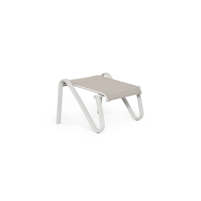 mindo 105 - Fußhocker aus Aluminium und Batyline-Stoff - ZEN ZONE Furniture