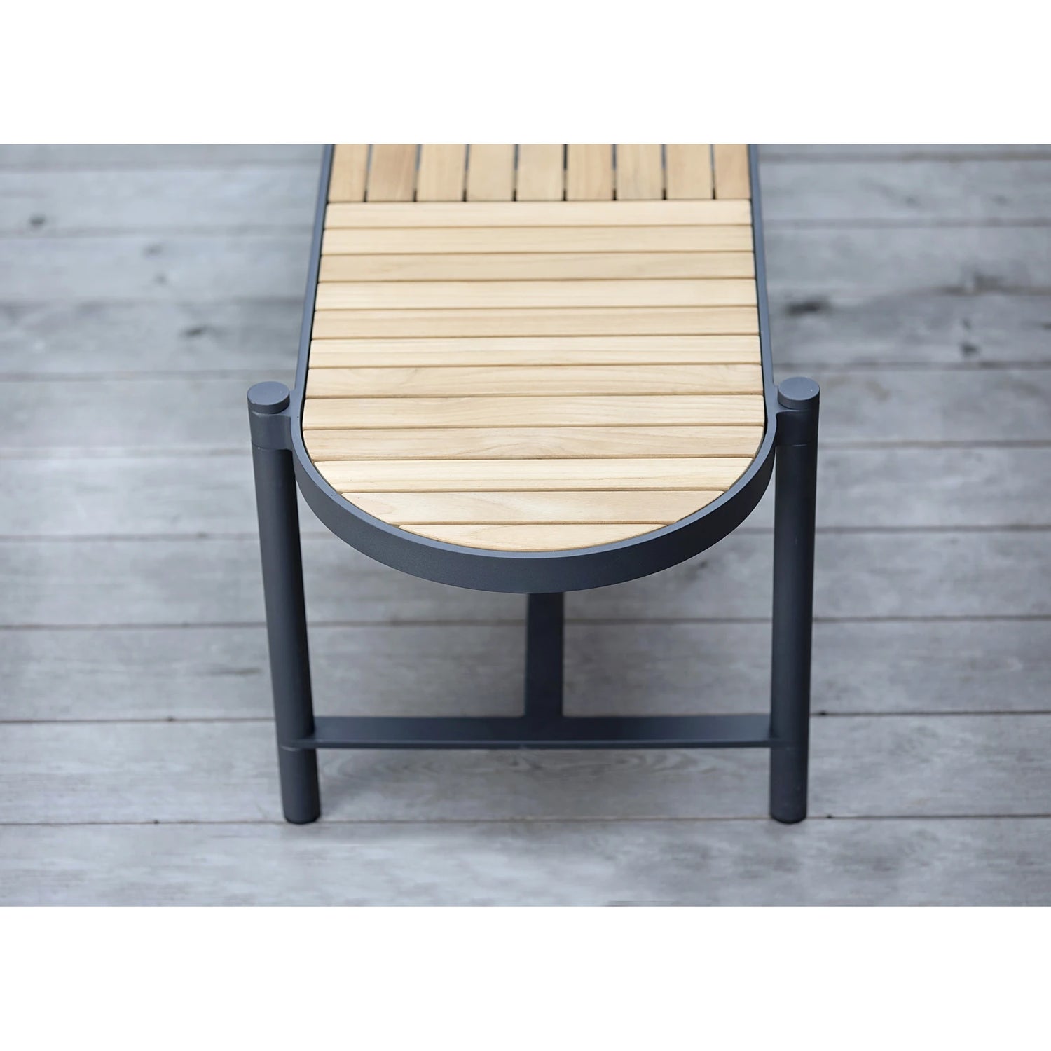 mindo 117 - Outdoor Sitzbank mit Schale aus Teak und Aluminium 180 cm - ZEN ZONE Furniture
