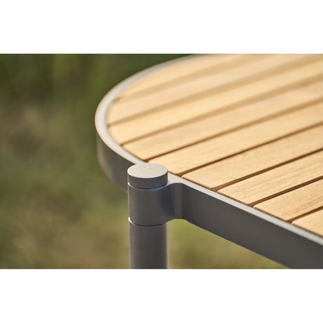 mindo 117 - Outdoor Sitzbank mit Schale aus Teak und Aluminium 180 cm - ZEN ZONE Furniture