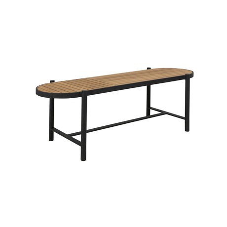 mindo 117 - Outdoor Sitzbank aus Teak und Aluminium 140 cm - ZEN ZONE Furniture