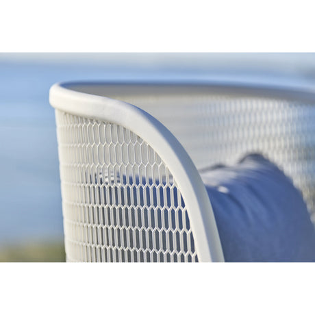 mindo 118 - High back Loungesessel aus Acrylstoff und Teak - ZEN ZONE Furniture