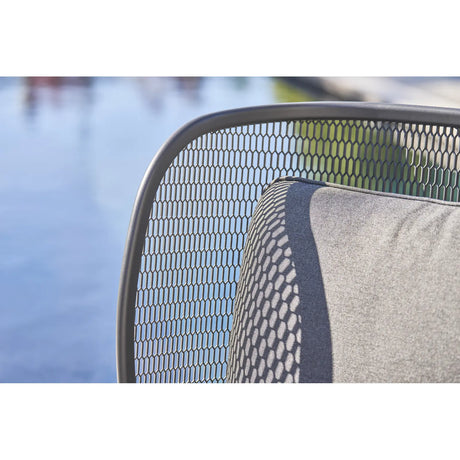 mindo 118 - High back Loungesessel aus Acrylstoff und Teak - ZEN ZONE Furniture